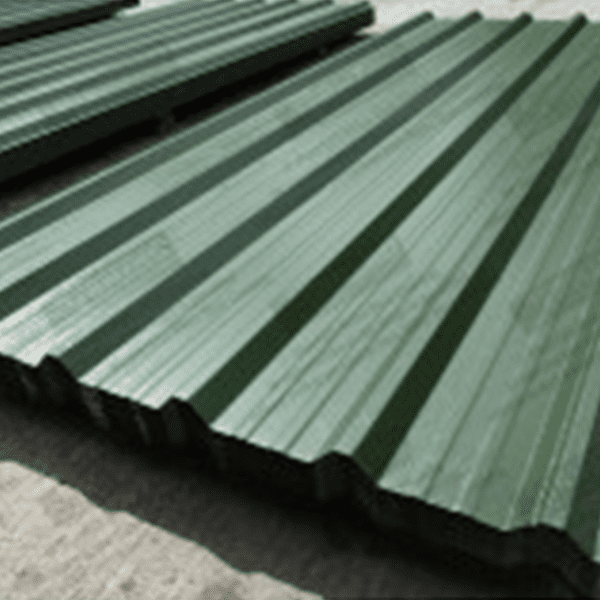 New 12 ft x 1.000 Mtr  Dark Green  Polymer Coated Box Profile Roofing Sheets 