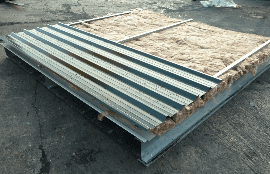 insulated roofing sheet system double skin