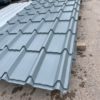 Tile Effect Merlin Grey PVC Leather Grain Roofing Sheets