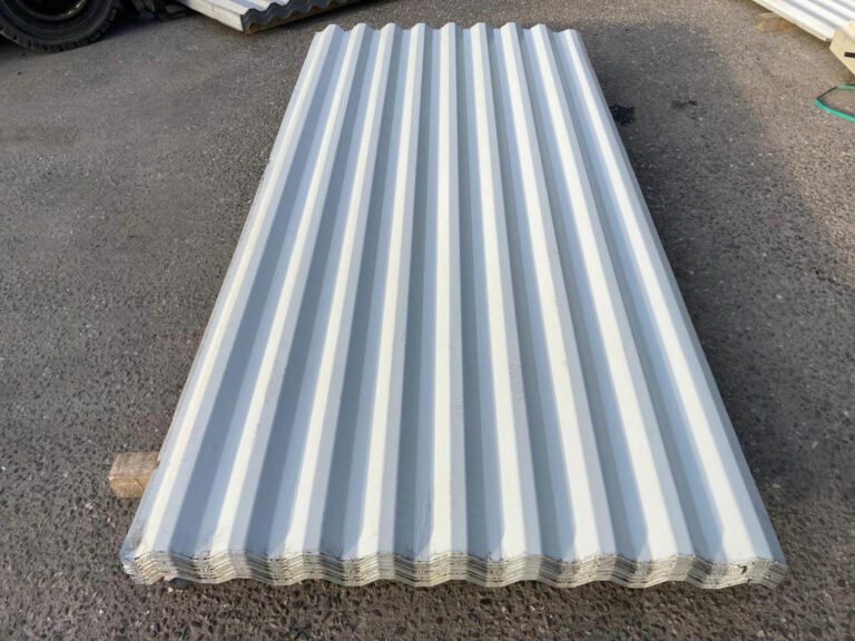 Goosewing Grey PVC Coated Scintilla 26/1000 Roofing Sheets