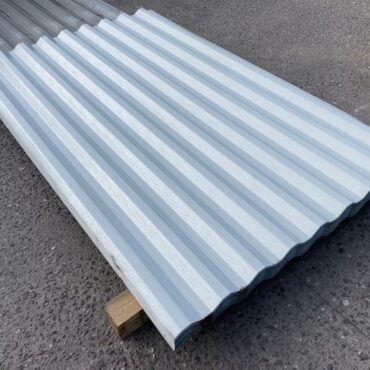 Packs of 1.781m Length Goosewing Grey PVC Coated Box Profile Roofing Sheets