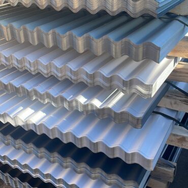 Miscellaneous Coated / Uncoated Galvanised Steel 3” Corrugated Roofing Sheets