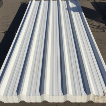 Packs of 3.66m Grey Alkyd Polyester Coated Box Profile Roofing Sheets