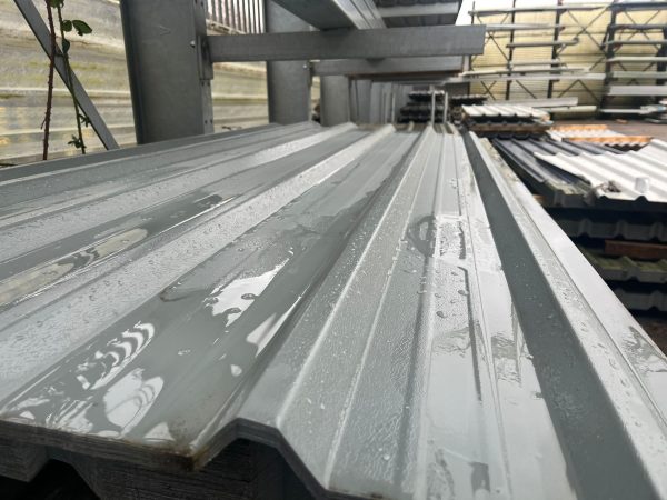 Old stock - Extremely Cheap Box Profile 32/1000 Merlin Grey Galvanised Steel Roofing Sheets to clear