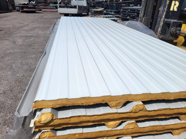 Very Cheap Trisomet 333 Composite Panels / 30mm Insulated Box Profile Steel Roofing Sheets in Goosewing Grey with a Plastisol Coated Finish – Packs to clear - Image 4