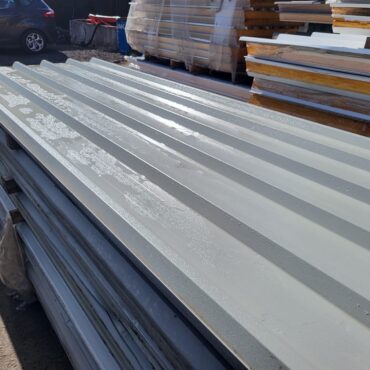 Very Cheap Goosewing Grey PVC Coated Box Profile 31/1000 Galvanised Steel Roofing Sheets