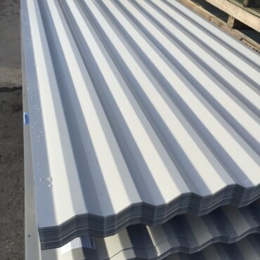 Very Cheap Grey Alkyd Box Profile 26/1000 Polyester Coated Steel Roofing Sheets – Packs to clear