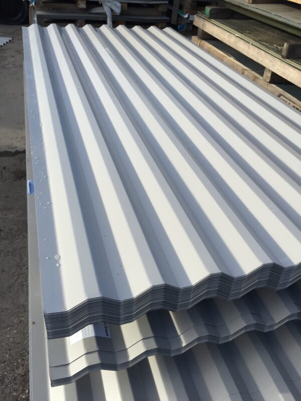 Very Cheap Grey Alkyd Box Profile 26/1000 Polyester Coated Steel Roofing Sheets – Packs to clear