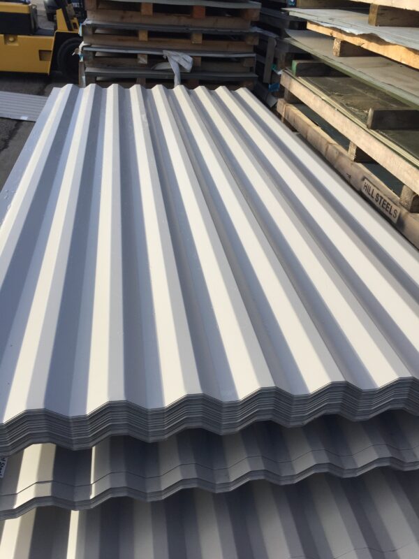 Very Cheap Grey Alkyd Box Profile 26/1000 Polyester Coated Steel Roofing Sheets – Packs to clear - Image 2