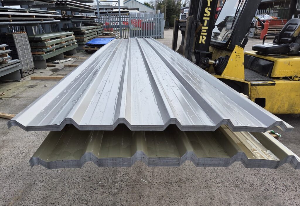 Very Cheap Box Profile Platinum Grey Polyester Coated 0.7mm Heavy Gauge ...