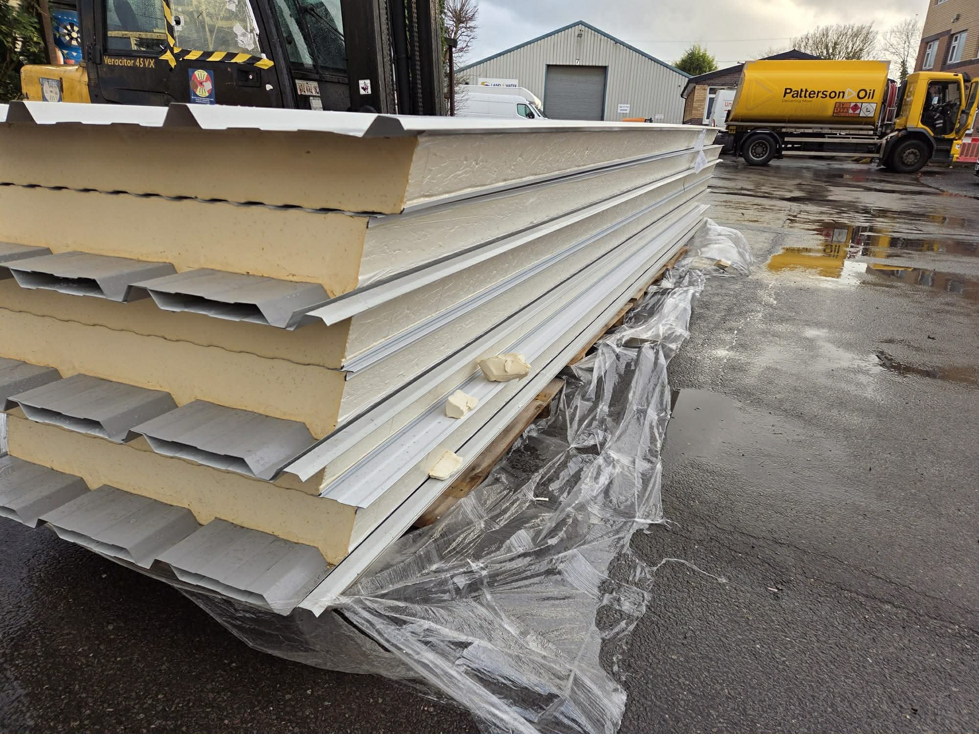 Very Cheap Trisomet 333 Composite Panels / Insulated Box Profile Steel Roofing Sheets in Various Colours & Thicknesses – Packs to clear - Image 2