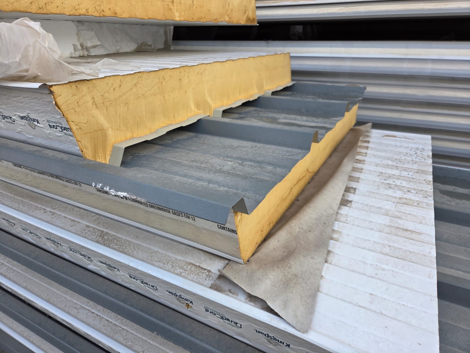 Extremely Cheap Trisomet 333 Composite Panels / 120mm Insulated Box Profile Steel Roofing Sheets in Merlin Grey with a Plastisol Coated Finish – Pack to clear - Image 3